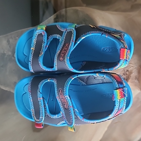 KEEN Knotch Creek Blue Sandal Boys 10 - Picture 6 of 8